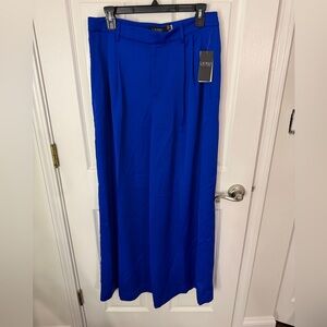 Ralph Lauren Royal Blue Wide Leg Trousers